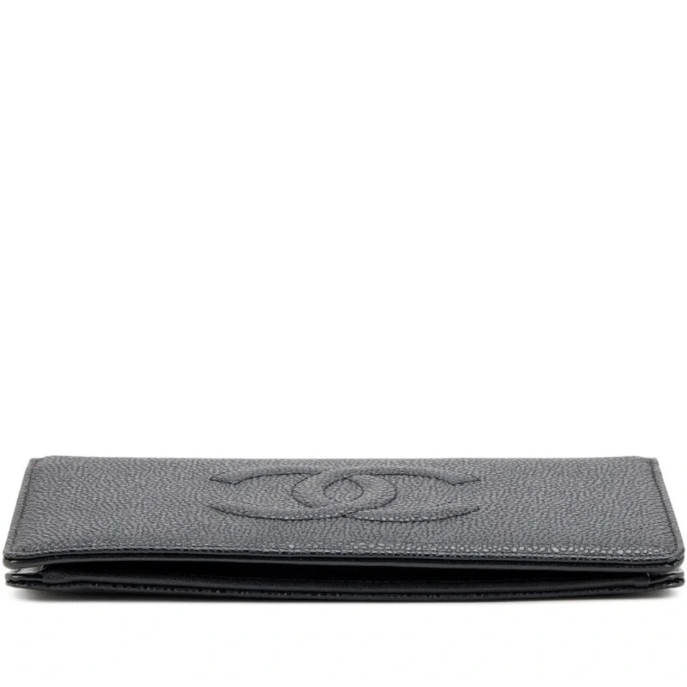 CHANEL Classic Black Pebbled Wallet - Picture 6 of 9